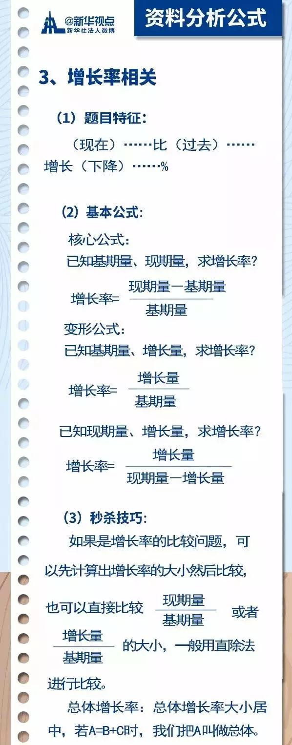 2020國考行測常用公式匯總，背完答題省時省力